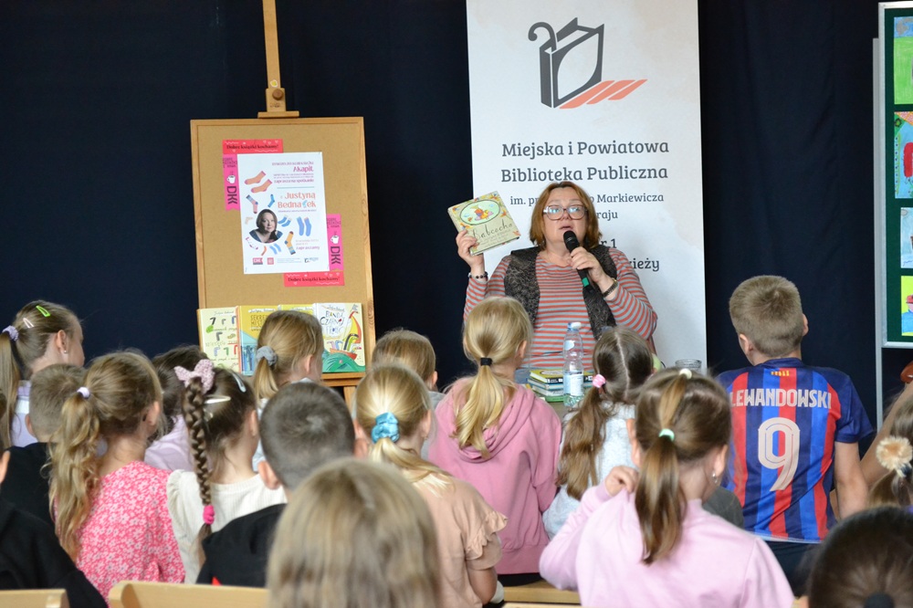 Spotkanie autorskie z Panią Justyną Bednarek